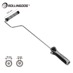 Бюгель удлиненный Rollingdog SUPER-MICRO 100 мм, 6 мм, каркас 18 мм, резьба, серия Professional, арт.30131