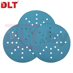 Круг шлифовальный DLT GrandFlex BLUE-CERAMIC, P220, 225мм, 10шт, (на бумаге, керамика и оксид алюминия), арт.3448