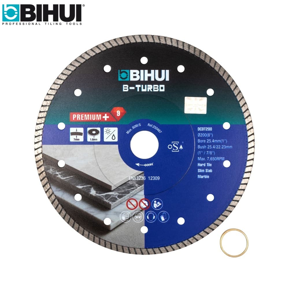 Алмазный диск BIHUI B-TURBO, 200х1,6мм, арт.DCDT200