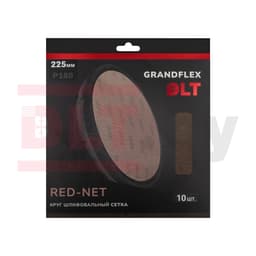 Круг шлифовальный сетка DLT GrandFlex RED-NET, P180, 225мм, 10шт, (оксид алюминия), арт.3017 - фото 3