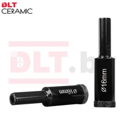Алмазная коронка по плитке и керамограниту DLT CERAMIC, 16мм, арт.0667