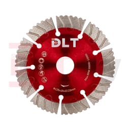 Алмазный диск по бетону DLT DLT №20  (Super Turbo), 125мм, арт.1420 - фото 3