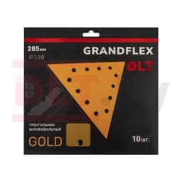 Треугольник шлифовальный DLT GrandFlex GOLD, P320, 285мм, 10шт, (на бумаге, оксид алюминия), арт.3626 - фото 3