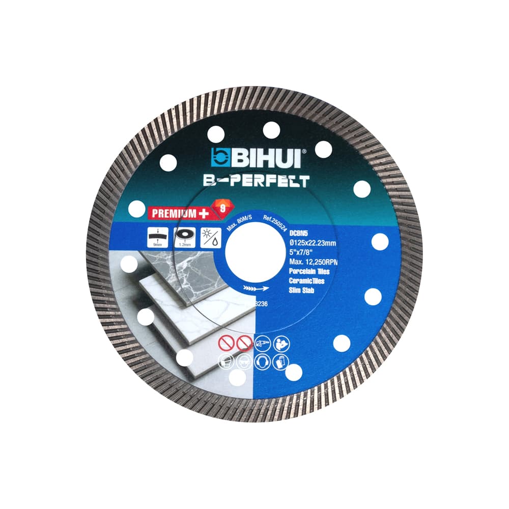 Алмазный диск BIHUI SUPER THIN TURBO, 125х1,4мм (набор 8 шт) арт.DCBN5X8 - фото 2