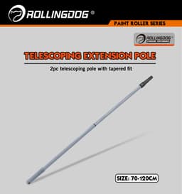 Телескопический удлинитель Rollingdog 70-120 см, конус, сталь покрытая пластиком, арт.40069 - фото 4