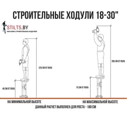Ходули строительные STILTS (18-30), арт.0186 - фото 2