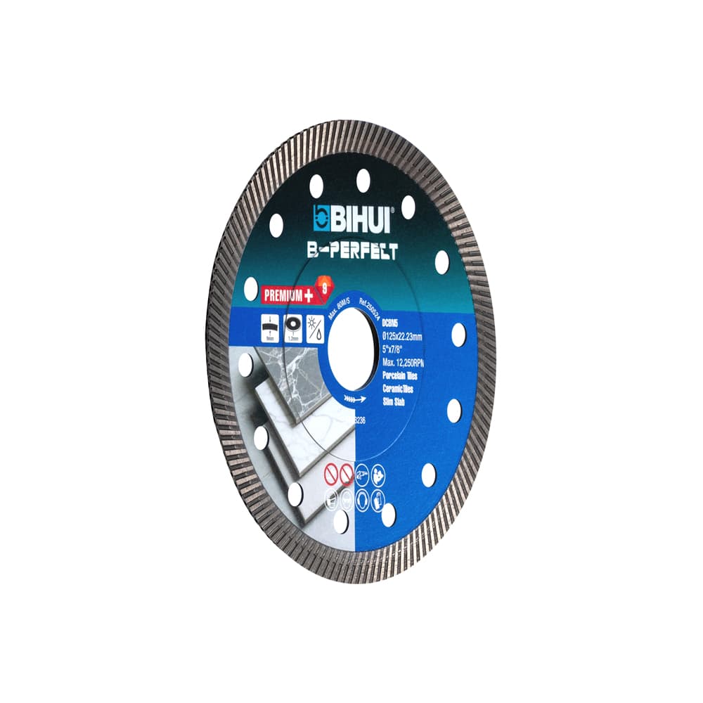 Алмазный диск BIHUI SUPER THIN TURBO, 125х1,4мм (набор 8 шт) арт.DCBN5X8 - фото 4