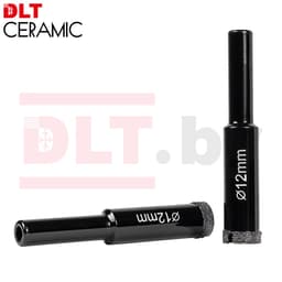 Алмазная коронка по плитке и керамограниту DLT CERAMIC, 12мм, арт.0041
