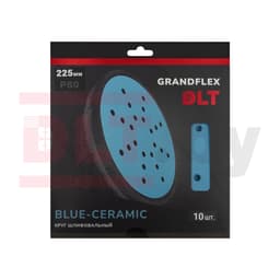 Круг шлифовальный DLT GrandFlex BLUE-CERAMIC, P80, 225мм, 10шт, (на бумаге, керамика и оксид алюминия), арт.2999 - фото 3
