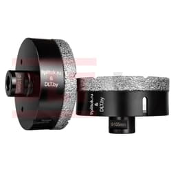 Коронка алмазная DLT&amp;amp;9plitok, ПРЕМИУМ класс, вакуумная пайка, 105мм, арт.0250
