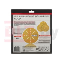 Круг шлифовальный DLT GrandFlex GOLD, P60, 225мм, 10шт, (на бумаге, оксид алюминия), арт.4515 - фото 4