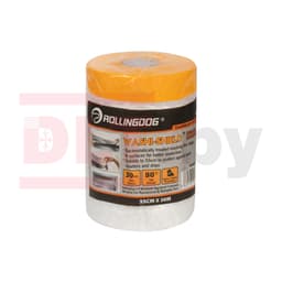 Укрывное полотно на малярной ленте Rollingdog WASHI-SHIELD 8мкм, 55см*30м, арт.80510 - фото 2