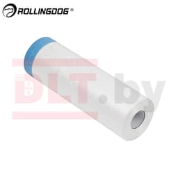 Укрывное полотно на малярной ленте Rollingdog WASHI-SHIELD 8мкм, 280см*15м, арт.81520