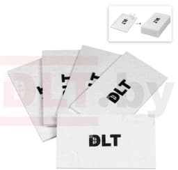 Набор целлюлозных губок для затирки DLT, 5 штук, белые, арт.3743