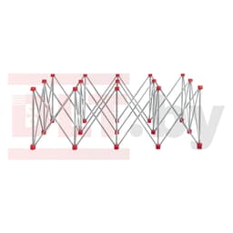 Подстолье складное DLT Сороконожка, версия Lite, 2,35м*1,2м, нержавейка, арт.3890