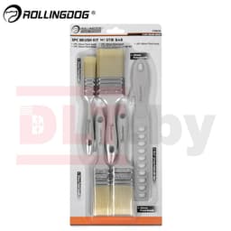 Набор кистей Rollingdog G100 20/30/40/50мм, синтетика, серия Standard, арт.10634
