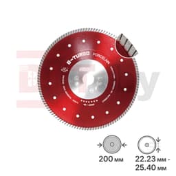 Алмазный диск BIHUI B-TURBO, 200х1,6мм, арт.DCDT200