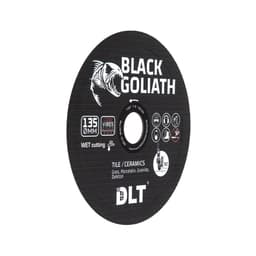 Алмазный диск DLT Black Goliath (ЗАВОДСКОЙ РЕЗ), 135x1,5мм из черной смолы, арт.5228 - фото 3