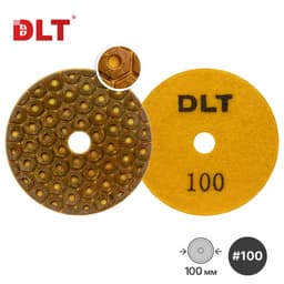 АГШК DLT №10, для сухой шлифовки, #100, 100мм, арт.0931
