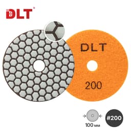 Алмазный гибкий шлифовальный круг DLT №15, #200, арт.1169