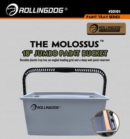 Кювета для краски Rollingdog THE MOLOSSUS 18" (457мм), серия Elite, арт.20101 - фото 9