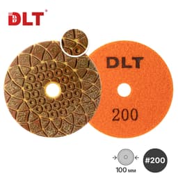 Алмазный гибкий шлифовальный круг DLT №16,  #200, арт.1472