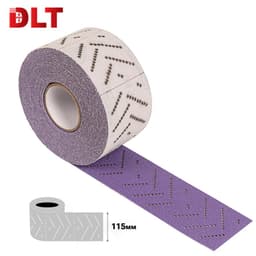 Шлифовальный лист в рулоне DLT GrandFlex PURO-ROLL, P180, 115мм*12м, (керамика точной формы), арт.3648