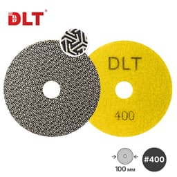 Гальванический  гибкий шлифовальный круг DLT №14, #400, арт.1480