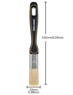Кисть Rollingdog DUAL-PRO 25мм, прямой срез, синтетика, серия Elite, арт.10452 - фото 4