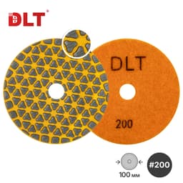 АГШК DLT №70, для сухой шлифовки, #200,100мм, арт.4803