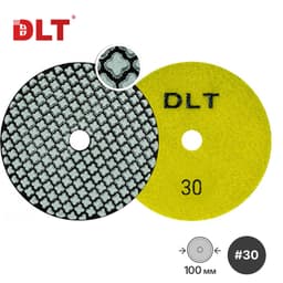 АГШК DLT №3, сверхгибкие, для сухой шлифовки, #30, 100мм, арт.2275