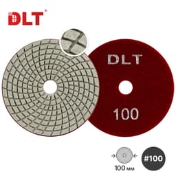 АГШК DLT №1, для сухой и мокрой шлифовки, #100, 100мм, арт.0645