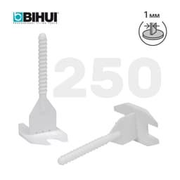 Зажим для системы выравнивания плитки (СВП) BIHUI 1 мм, 250 шт., арт.SL1250