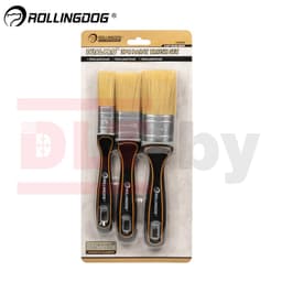 Набор кистей Rollingdog DUAL-PRO 25/35/45мм, синтетика, серия Elite, арт.10455