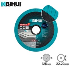 Алмазный диск BIHUI Ultimate Edge 125 мм, для резки и заусовки плитки под 45°, арт.DPD125