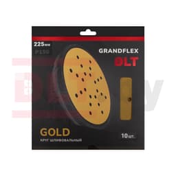 Круг шлифовальный DLT GrandFlex GOLD, P150, 225мм, 10шт, (на бумаге, оксид алюминия), арт.4519 - фото 3